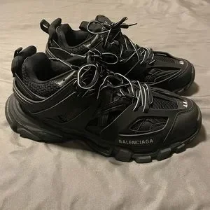Balenciaga Track Triple Black - SLIGHTLY USED Triple Black Balenciaga Track Runners Available Now In-Store  main image 4
